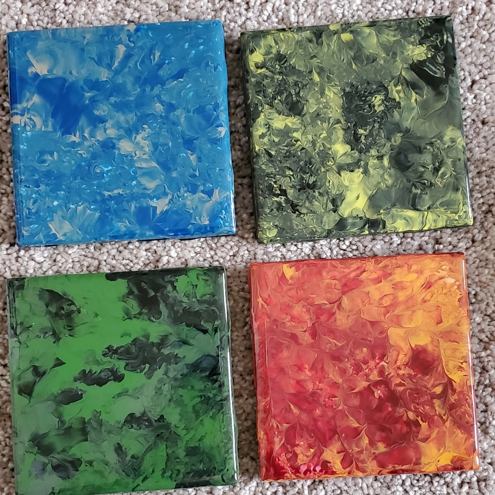 Harry Potter House Color Coasters